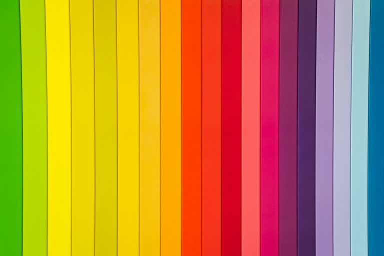 Colorful rainbow striped pattern ideal for creative design projects.